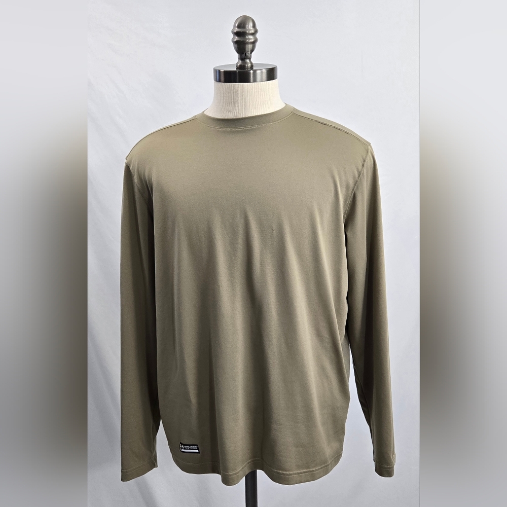Under Armour Heatgear Tactical Loose Fit T-Shirt Desert Sand Mens Size Large